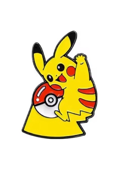 Pokemon Kadın Broş, Çocuk Broş, İğneli Broş Klipsli Broş Yaka Broşu Çeket Yaka İğnesi, Mineli B270