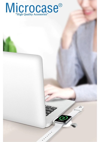Microcase Apple Uyumlu  Watch Seri 6 44 Mm Anahtarlık Tipi Usb Şarj Aygıt