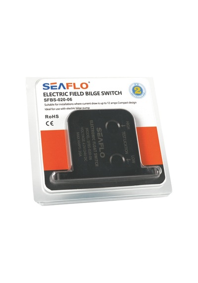 Seaflo 04 Serisi Elektrik Alan Elektronik Sintine Şalteri Flatörü 12v 10 A /24v 20 A - Temassız Algılama Teknolojisi