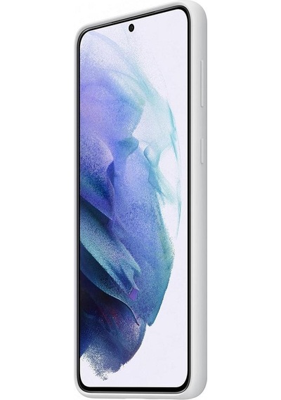 Galaxy S21 Plus İle Uyumlu Silikon Kılıf Açık Gri Ef-pg996tjegww