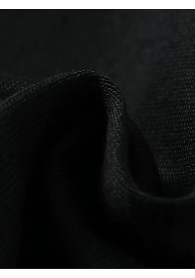 Suma Baskılı Oversize Bisiklet Yaka T-shirt Siyah M Beden