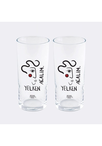 Anason İşleri Yelken Açalım Rakı Bardağı 2'li Set