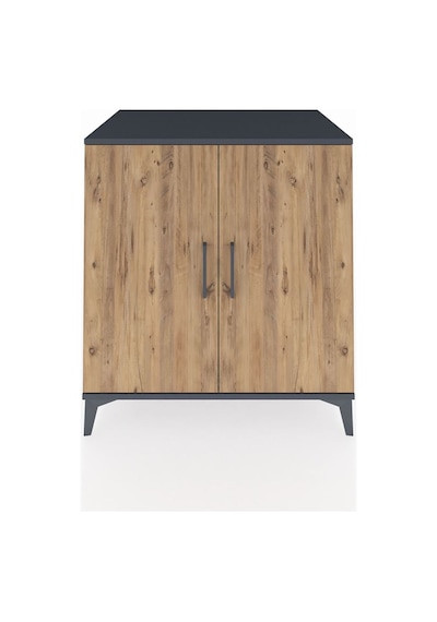 Kronos Şifonyer 2 Kapaklı 88x59x96 Antrasit-çam Antrasit