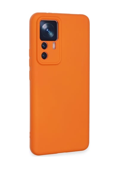 Mi 12t Pro Kılıf Nano İçi Kadife Silikon - Turuncu Bzsxx00 1