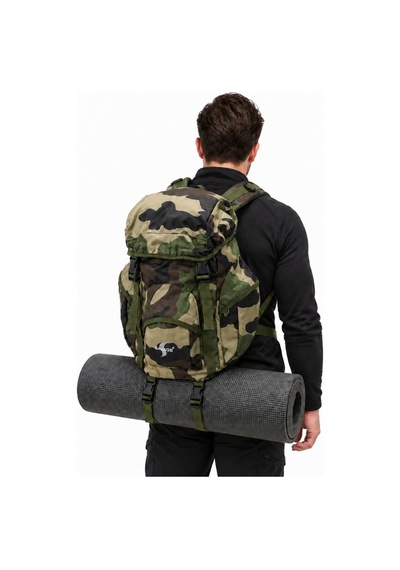 Su Geçirmez Outdoor Sırt Çantası - Kamp Çantası - Savage Ventura 35lt - Kamuflaj Çok Renkli