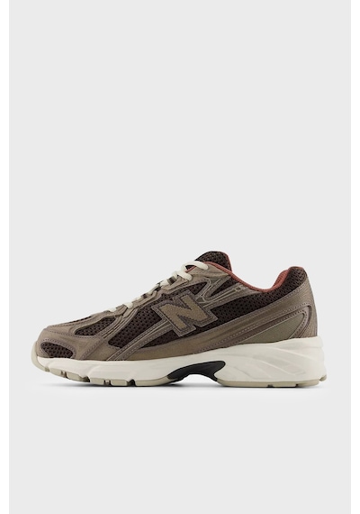 New Balance Logolu Sneaker Ayakkabı Unisex Ayakkabı U7407le Kahve