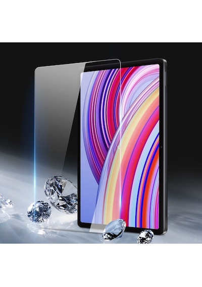 Xiaomi Redmi Pad Pro 12.1 İnç İle Uyumlu Kırılmaz Tablet Temperli Cam Ekran Koruyucu