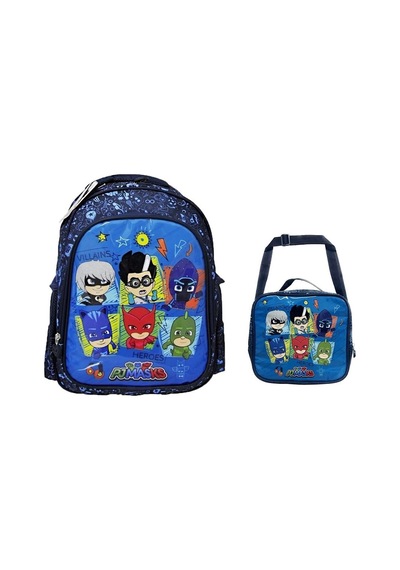 Pj Masks Okul Sırt Çantası + Beslenme Çantası 2'li Set