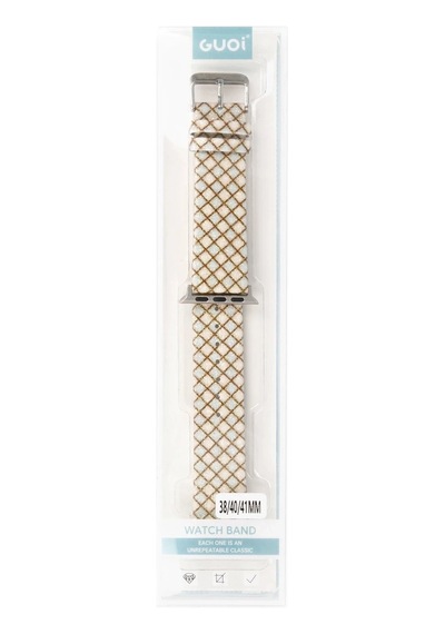 Watch 38mm Karo Motif Kordon - Mavi Diğer
