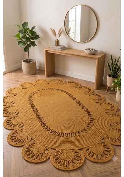 Jüt Hasır Oval Kilim Dekoratif Örgü Model Halı Salon Oturma Odası Mutfak Koridor Yatak Odası Banyo Balkon Yolluk Bohem Ev Dekoru 220hasırbambu Jüt Hasır Oval Kilim Dekoratif Örgü Model Halı Salon Oturma Odası Mutfak Koridor Yatak Odası Banyo Balkon Yolluk Bohem Ev Dekoru 220hasırbambu