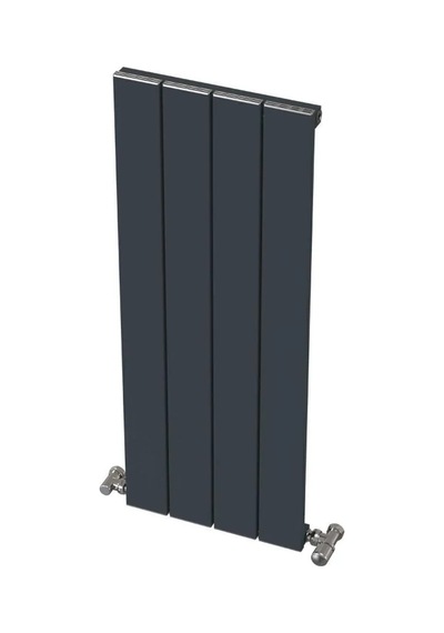 Hestia Alüminyum Dikey Radyatör Panel 900 X 355 Antrasit 4 Dilim