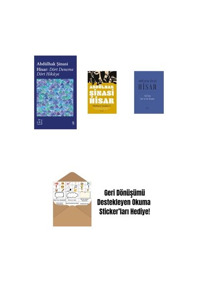 Everest Açıkhava 42 - Dört Deneme Dört Hikâye + Edebiyat Yazıları 2 + Aşk İmiş Her Ne Vâr Âlemde Ciltli + Okuma Sticker'ları