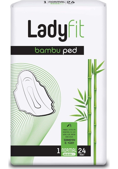 Ladyfit Bambu Hijyenik Ped Normal 24'lü