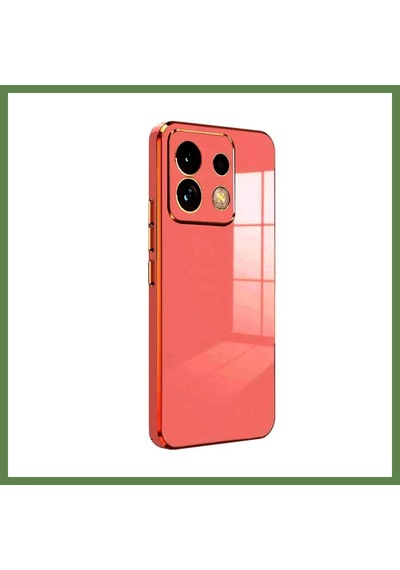 Bezos Redmi Note 13 Pro 5g Uyumlu Kılıf Volet Silikon - Kırmızı Hb006