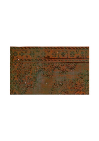 El Dokuması Vintage Yün-pamuk Kahve Halı 26956 160 X 260 Cm Kahverengi