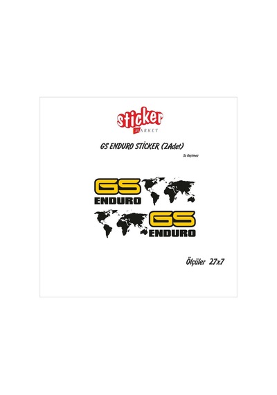 Enduro Gs Sticker Seti