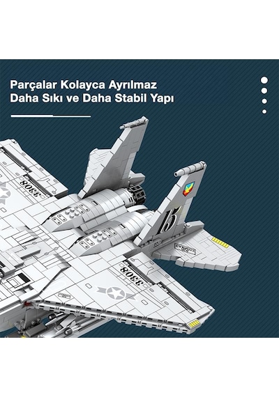Reobrix Fighter Aircraft American Mcdonnell Douglas 33034 Brick Yapım Seti