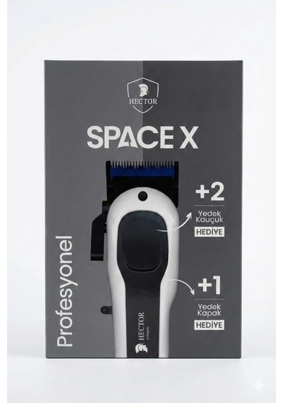 Hector Space X Saç Kesme Tıraş Makinesi Beyaz