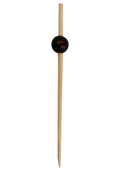 Hs-Bsbb12 Bambu Kürdan Siyah Top 12 CM 100 Adet