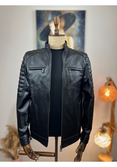 Always Leather Usta İşi Özel Dikim %100 Hakiki Deri 1803340014 Siyah