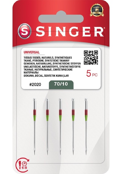 Singer Ev Tipi Dikiş Makine İğnesi 10 Numara 2020-70/10
