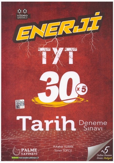 Palme Tyt Enerji Tarih 30 Deneme Sınavı Video Çözümlü