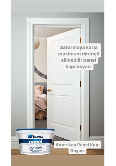 Panel Kapı Boyası Su Bazlı, Sararmayan Profesyonel Kapı Yenileme Boyası