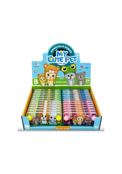 Su Oyunu Çift Tuşlu Eğitici Nostaljik El Konsolu Oyuncağı, 1 Adet Asorti Bx-316446
