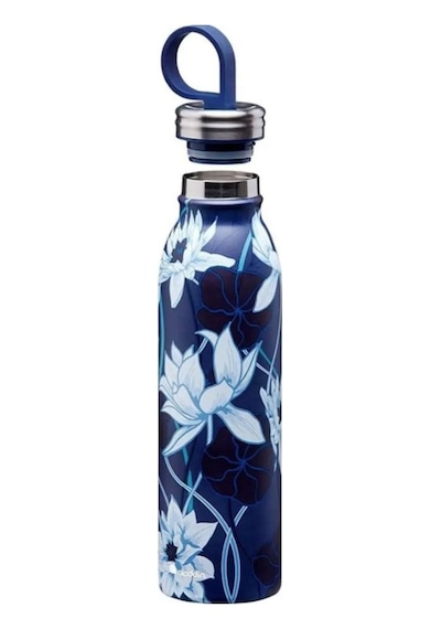 Aladdin X Naito Chilled Thermavac Paslanmaz Çelik Su Şişesi 0.55 Lt Lacivert Siyah