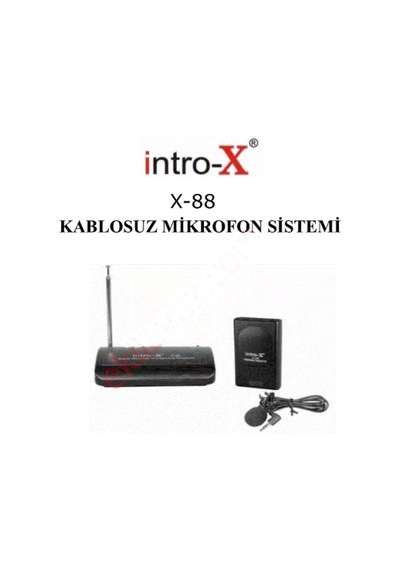 Intro-X X-88 Yaka Vhf Mikrofon