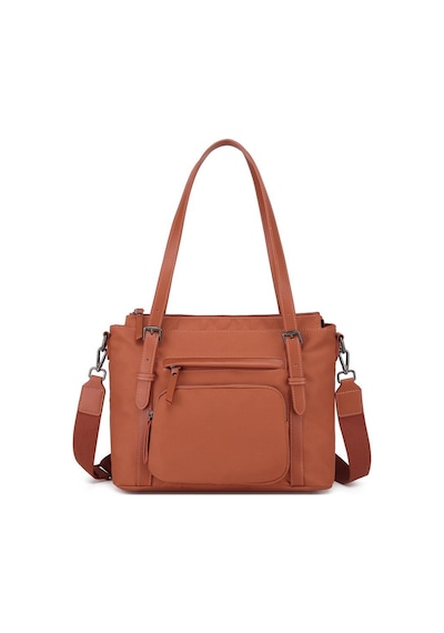 Smart Bags Twill Dimi Kumaş Kadın Omuz Çantası 3329 Kiremit