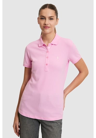 U.s. Polo Assn. Kadın Pembe Tişört Basic 50321798-vr041