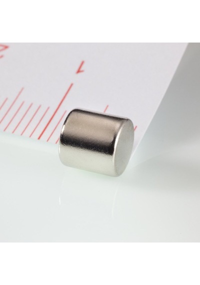 25 Adet, 6x6 Mm Neodyum Mıknatıs, Silindir, Güçlü Magnet, 6mm X 10mm