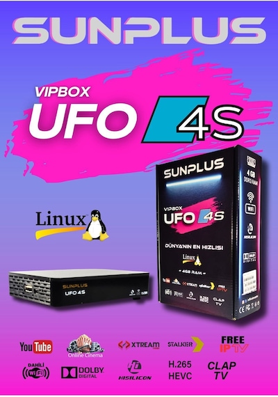 Vıpbox Ufo 4s Uydu Alıcısı