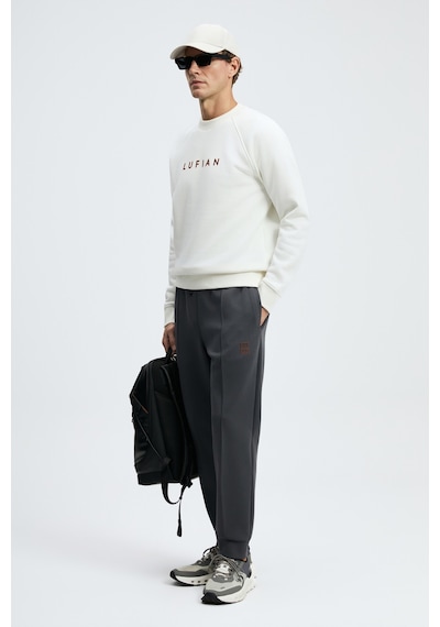 Lufian Bren Erkek Sweatshirt Kırık Beyaz Kırık Beyaz 112030219100510