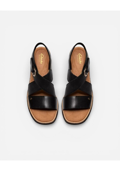 Clarks Kidiki Sun Black Combi Kadın Siyah Sandalet 26185954