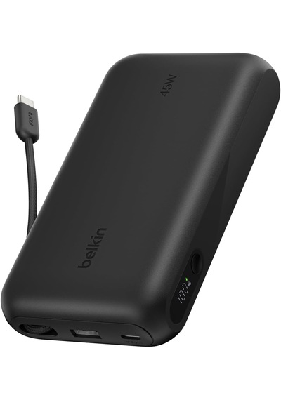 Belkin Ultracharge 20000 Mah Usb-c Kablolu Ve Ekranlı Power Bank, Siyah