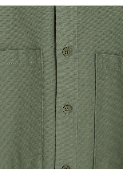 Lcw Eco Haki Regular Fit Erkek Gömlek Ceket