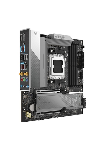 Sapphıre Nıtro+ B850m Wıfı Amd B850 Soket Am5 Ddr5 8000+mt/s Oc Wifi 6 Matx Anakart-52123-01-40g