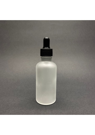 50 Ml Siyah Plastik Kapaklı Buzlu Cam Damlalıklı Şişe , 50cc Dam