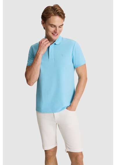 U.S. Polo Assn. U.s. Polo Assn. Erkek Aqua Tişört Basic 50327003-vr007