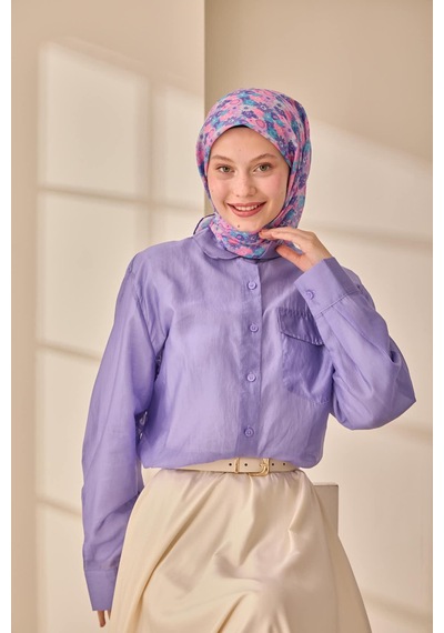 Silk Home Soft Eşarp 73092-30 Pembe, Bebe Mavi, Eflatun