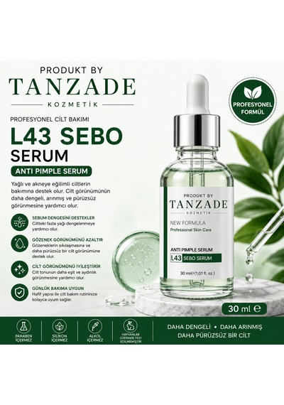 Produkt By Tanzade Sebum Dengeleyici Yüz Serumu 30 Ml