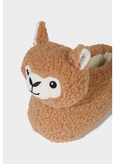 Defacto Kadın Düz Taban Panduf F1599ax25wnbn85 Kahve-bn85