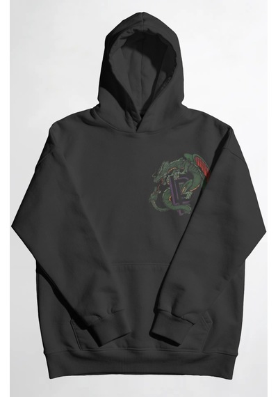 Sevbano Deep Purple Rock Metal Müzik Grubu Sırt Baskılı Unisex Oversize P Siyah