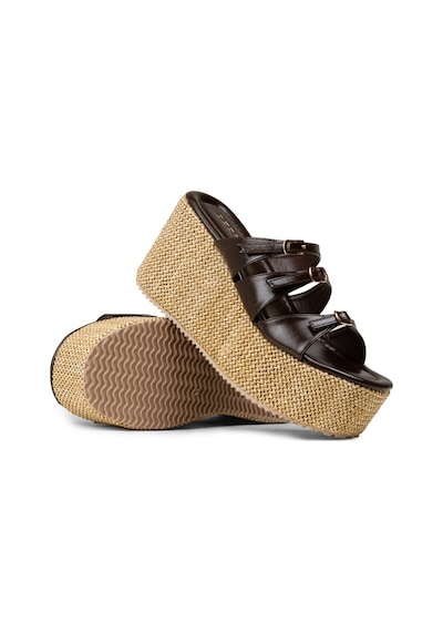 Deery Kadın Kahverengi Platform Terlik - Rd120zkhvc01 Kahverengi