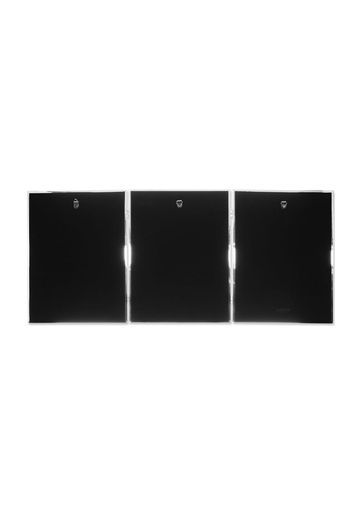 Lawrence Frames 510780t Üçlü Resim Çerçevesi, Gümüş Kaplama, 20,3 X 25,4 Cm