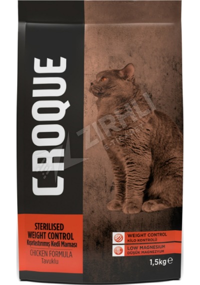Croque Tavuk Etli Kısırlaştırılmış Kedi Maması 1.5 Kg