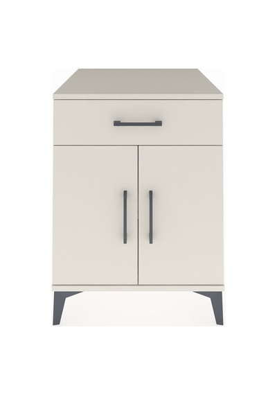 Kronos Komodin Tek Raflı Tek Çekmeceli 2 Kapaklı 60x59x80 Aytaşı-aytaşı Aytası