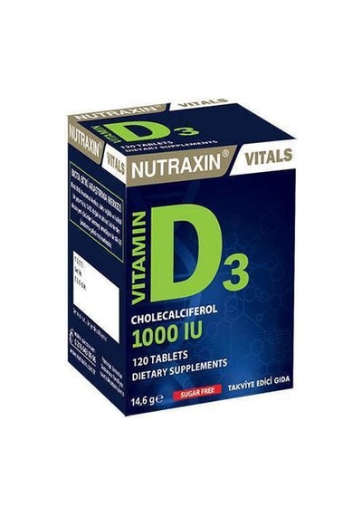 Nutraxin Vitamin D3 1000 Iu 120 Tablet